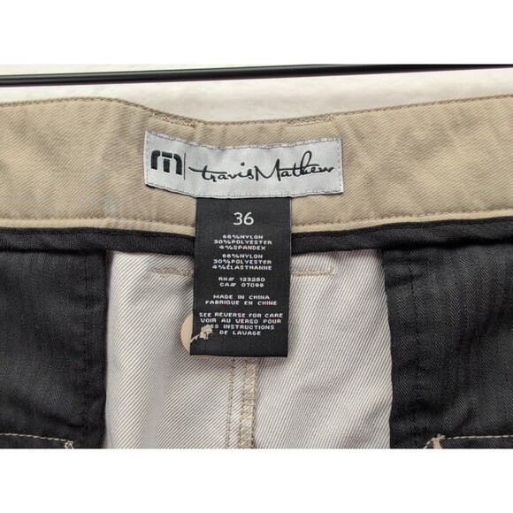 Travis Mathew Golf Chino Performance Pants Mens Sz 36 Khaki/Tan - Picture 10 of 16